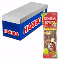 Haribo Spaghetti Cola, Saure Schnüre, 15 Beutel je 200g Haribo Spaghetti Cola, Saure Schnüre, 15 Beutel je 200g Bild 1