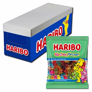 Haribo Bärchen-Pärchen, Fruchtgummi, 19 Beutel je 160g Bild 1