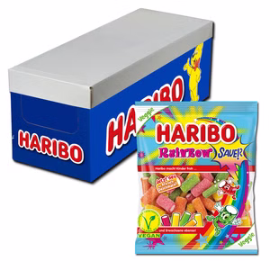 Haribo Rainbow sauer, Fruchtgummi, 22 Beutel je 160g Bild 1