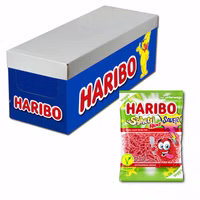 Haribo Sghetti Red sauer, Fruchtgummi, 20 Beutel je 85g Haribo Sghetti Red sauer, Fruchtgummi, 20 Beutel je 85g Bild 1