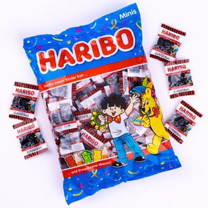 Haribo Lakritz-Schnecken ca. 100 Minibtl im Polybeutel Bild 1