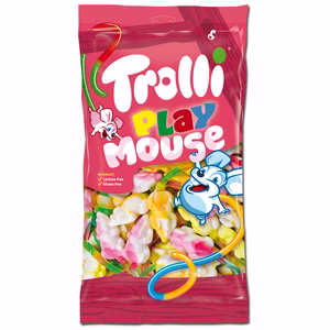 Trolli Playmouse, Schaumzucker Mäuse, Fruchtgummi, 1 kg Beutel Bild 1