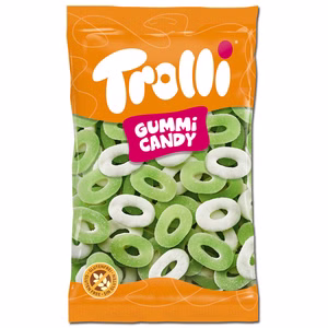 Trolli Apfelringe, Fruchtgummi, 1 kg Beutel Bild 1