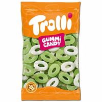 Trolli Apfelringe, Fruchtgummi, 1 kg Beutel Trolli Apfelringe, Fruchtgummi, 1 kg Beutel Bild 1