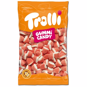 Trolli Schaumerdbeeren, Schaumzucker, 1 kg Beutel Bild 1