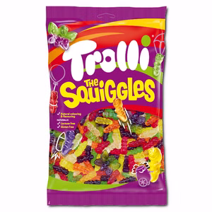 Trolli The Squiggles, Fruchtgummi, 1 kg Beutel Bild 1