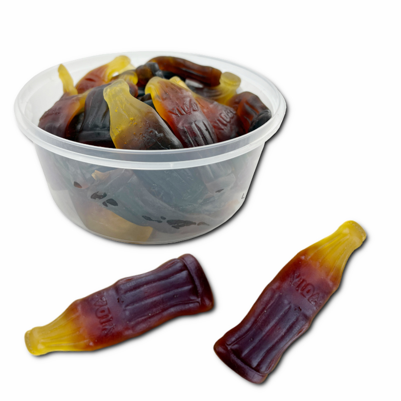 Riesen-Fruchtgummi Colaflaschen ca. 25 Stück Riesen-Fruchtgummi Colaflaschen ca. 25 Stück Bild 1