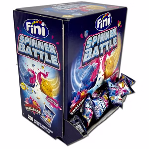 Fini Spinner Battle, Kaugummi, 200 Stück je 5g Fini Spinner Battle, Kaugummi, 200 Stück je 5g Bild 1