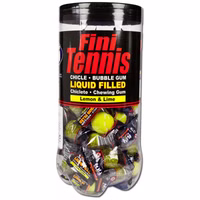 Fini Riesen Tennis Ball Kaugummis 50 Stück einzeln verpackt Fini Riesen Tennis Ball Kaugummis 50 Stück einzeln verpackt Bild 1