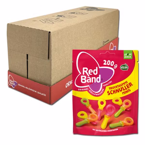 Red Band Fruchtgummi Schnuller Minis 11 Beutel je 200g Red Band Fruchtgummi Schnuller Minis 11 Beutel je 200g Bild 1