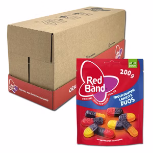 Red Band Fruchtgummi Lakritz Duos 11 Beutel je 200g Red Band Fruchtgummi Lakritz Duos 11 Beutel je 200g Bild 1
