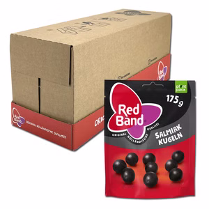 Red Band Salmiak Kugeln Lakritz 12 Beutel je 175g Red Band Salmiak Kugeln Lakritz 12 Beutel je 175g Bild 1