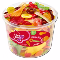 Red Band Mega Mix Fruchtgummi 1300g Dose Red Band Mega Mix Fruchtgummi 1300g Dose Bild 1