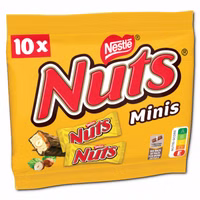 Nestle Nuts MINI Beutel mit 10 Riegeln Nestle Nuts MINI Beutel mit 10 Riegeln Bild 1