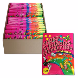 Jubiläums-Wundertüte Mädchen, 20 Stück Jubiläums-Wundertüte Mädchen, 20 Stück Bild 1