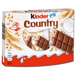 Ferrero Kinder Country 9 Riegel, Schokolade Bild 1