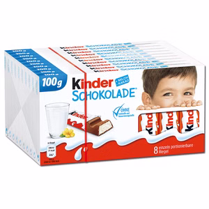 Ferrero KinderSchokolade, Riegel, 10 Tafeln je 100g Bild 1