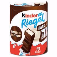 Ferrero Kinder Riegel Dark, Schokolade, 10er Packung Ferrero Kinder Riegel Dark, Schokolade, 10er Packung Bild 1