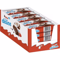 Ferrero Kinder Delice Kuchen 20 Riegel je 39g Ferrero Kinder Delice Kuchen 20 Riegel je 39g Bild 1