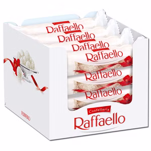 Ferrero Raffaello 4er Riegel, Praline, 16 Packungen Bild 1