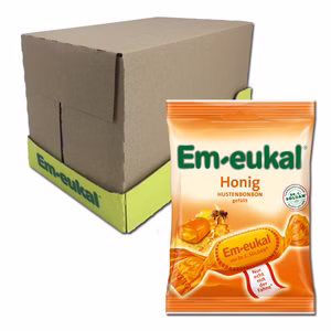 Em-eukal Honig Bonbons 75g, Hustenbonbon, 20 Beutel Bild 1