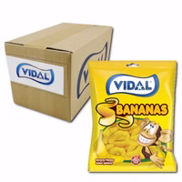 Vidal Bananas, Fruchtgummi, 14 Beutel je 90g Vidal Bananas, Fruchtgummi, 14 Beutel je 90g Bild 1