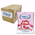 Vidal Strawberries with Cream, Fruchtgummi, 14 Beutel je 85g Bild 1