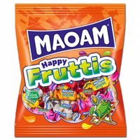 Haribo Maoam Happy Fruttis, Kaubonbon, 175g Beutel Haribo Maoam Happy Fruttis, Kaubonbon, 175g Beutel Bild 1