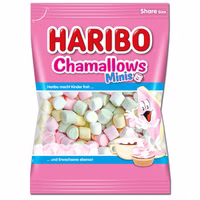 Haribo Chamallows Minis, Schaumzucker, 200g Beutel Haribo Chamallows Minis, Schaumzucker, 200g Beutel Bild 1