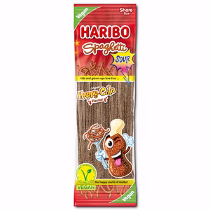 Haribo Spaghetti Cola, Saure Schnüre, 200g Beutel Bild 1