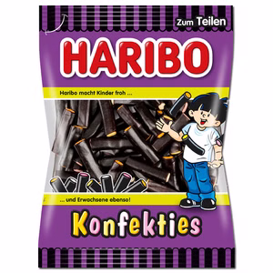Haribo Konfekties, Lakritz-Konfekt, 160g Beutel Haribo Konfekties, Lakritz-Konfekt, 160g Beutel Bild 1