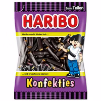 Haribo Konfekties, Lakritz-Konfekt, 160g Beutel Haribo Konfekties, Lakritz-Konfekt, 160g Beutel Bild 1