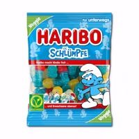 Haribo Schlümpfe, Fruchtgummi, 100g Beutel Haribo Schlümpfe, Fruchtgummi, 100g Beutel Bild 1