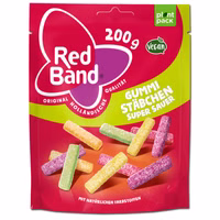 Red Band Gummi Stäbchen super sauer 200g Beutel Red Band Gummi Stäbchen super sauer 200g Beutel Bild 1