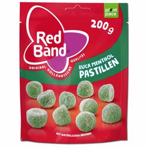 Red Band Euca Menthol Pastillen 200g Beutel Red Band Euca Menthol Pastillen 200g Beutel Bild 1
