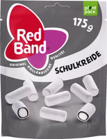 Red Band Schulkreide weiß Lakritz-Dragee 175g Beutel Red Band Schulkreide weiß Lakritz-Dragee 175g Beutel Bild 1