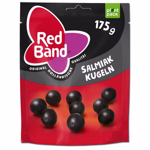 Red Band Salmiak Kugeln Lakritz 175g Beutel Red Band Salmiak Kugeln Lakritz 175g Beutel Bild 1