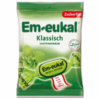 Em-eukal Klassisch zuckerfrei, Hustenbonbon, 75g Beutel Em-eukal Klassisch zuckerfrei, Hustenbonbon, 75g Beutel Bild 1