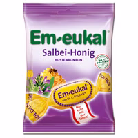 Em-eukal Salbei-Honig, Hustenbonbon, 75g Beutel Em-eukal Salbei-Honig, Hustenbonbon, 75g Beutel Bild 1