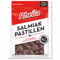Rheila Salmiak Pastillen Lakritz ohne Zuckerzusatz 90g Beutel Bild 1
