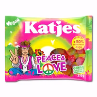 Katjes Peace & Love, veganes Fruchtgummi, 210g Beutel Katjes Peace & Love, veganes Fruchtgummi, 210g Beutel Bild 1