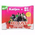 Katjes Red List Edition, veganes Fruchtgummi, 210g Beutel Bild 1
