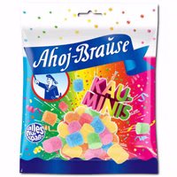 Frigeo Ahoj-Brause Kauminis, vegane Kaubonbons, 150g Beutel Frigeo Ahoj-Brause Kauminis, vegane Kaubonbons, 150g Beutel Bild 1