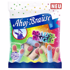 Frigeo Ahoj-Brause Brause-Finger, Kaubonbon, 150g Beutel Bild 1