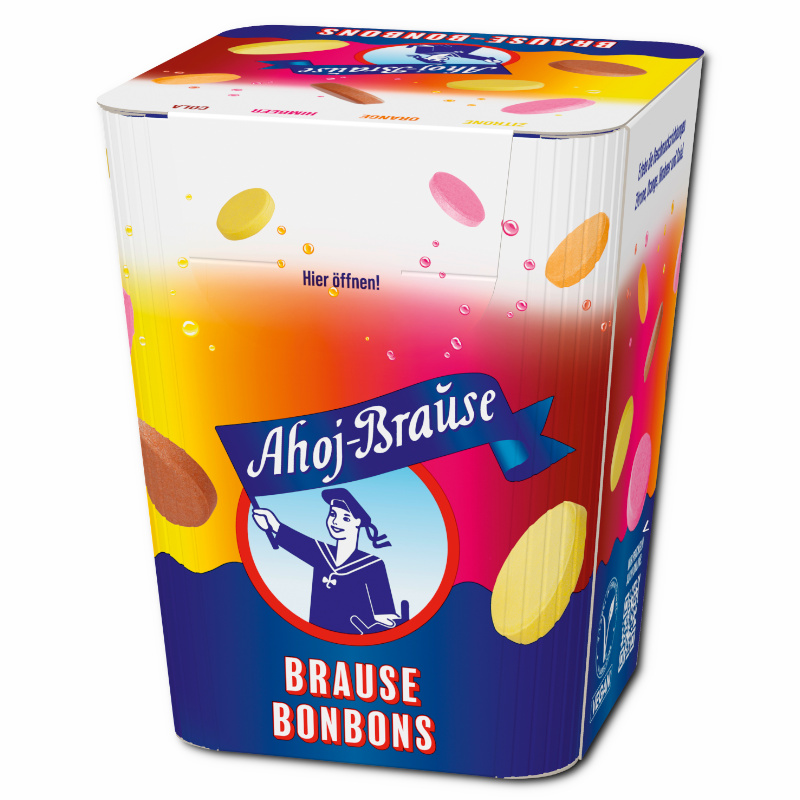 Frigeo Ahoj-Brause Brause-Bonbons, vegan, 125g Packung Frigeo Ahoj-Brause Brause-Bonbons, vegan, 125g Packung Bild 2