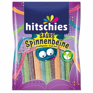 Hitschler Saure Spinnenbeine, Fruchtgummi, 125g Beutel Bild 1