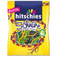 Hitschler Bunte Schnüre, Fruchtgummi, 125g Beutel Hitschler Bunte Schnüre, Fruchtgummi, 125g Beutel Bild 1