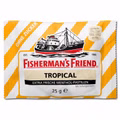 Fishermans Friend Tropical ohne Zucker, Pastillen, 25g Beutel Bild 1