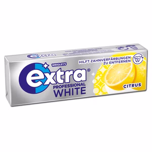 Wrigleys Extra Professional White Citrus Dragee, 14g Packung Bild 1