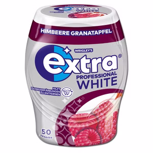 Wrigleys Extra Professional White Himbeere Granatapfel, 70g Dose Bild 1